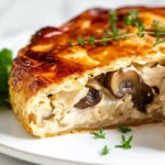 Fricassee Cake Served on a Plate