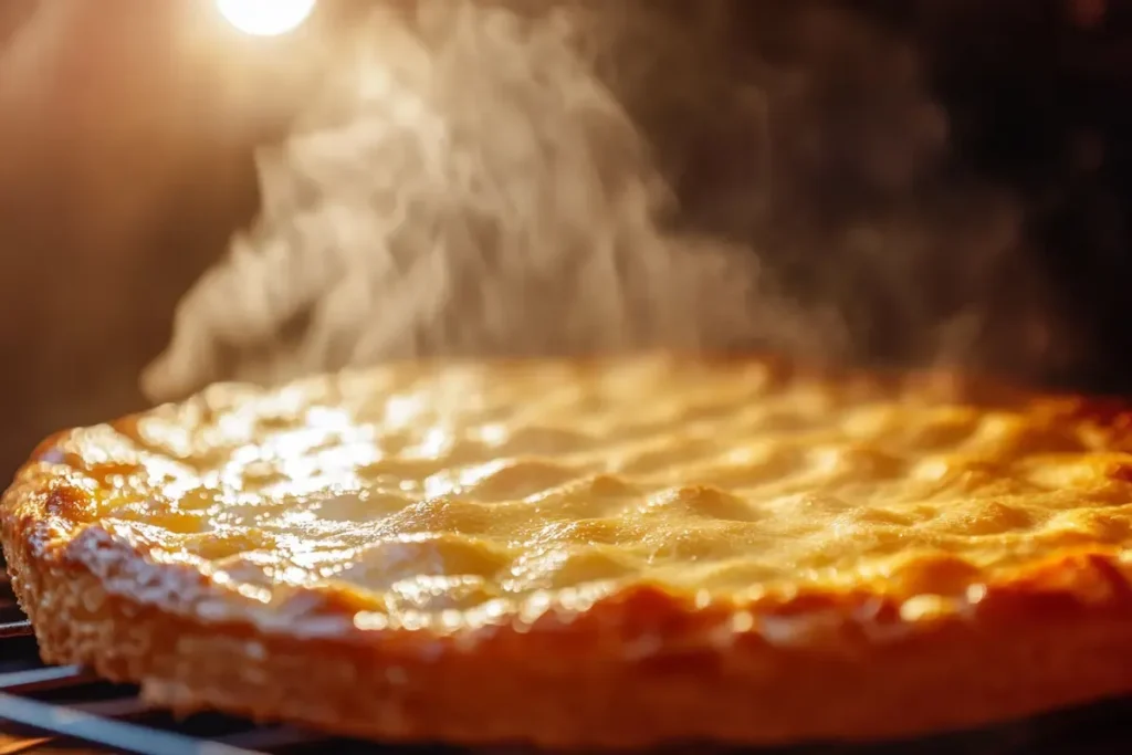 Fricassee Cake Baking in the Oven